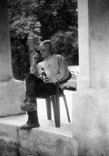 Lukáš Pavlásek ako Kurt Cobain.